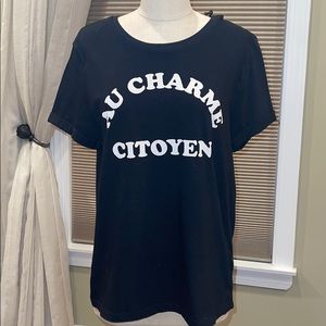 NWT ElevenParis “AU CHARME CITOYEN” Tee